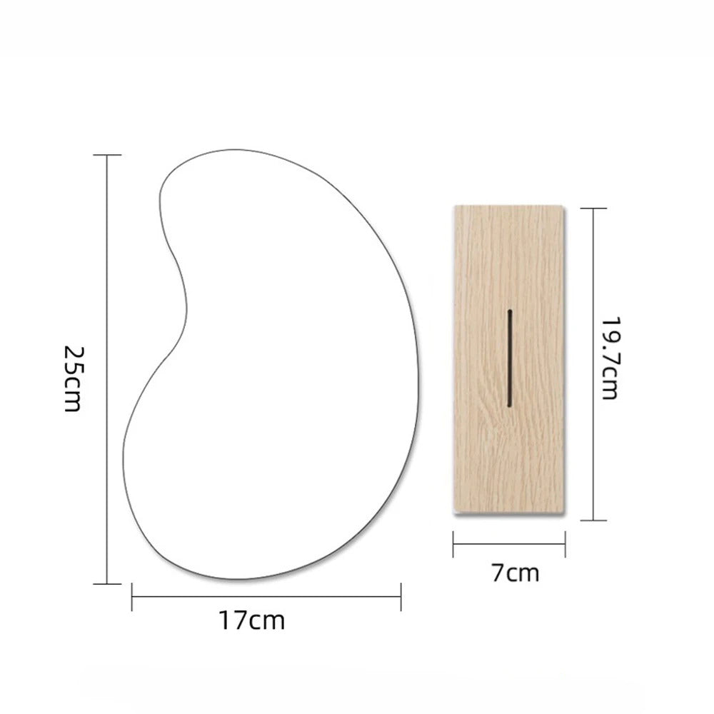 L510 Makeup Mirror Irregular Make Up Mirror Star Shape Acrylic Lens Wooden Gift Tabletop Base Beauty Tools Dropshippin