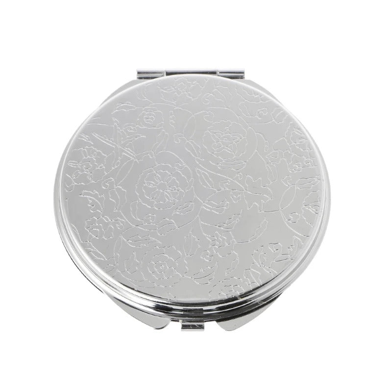 DA65 Portable Hand Pocket Various Shapes Double Folded-Side Stainless Steel Mirror