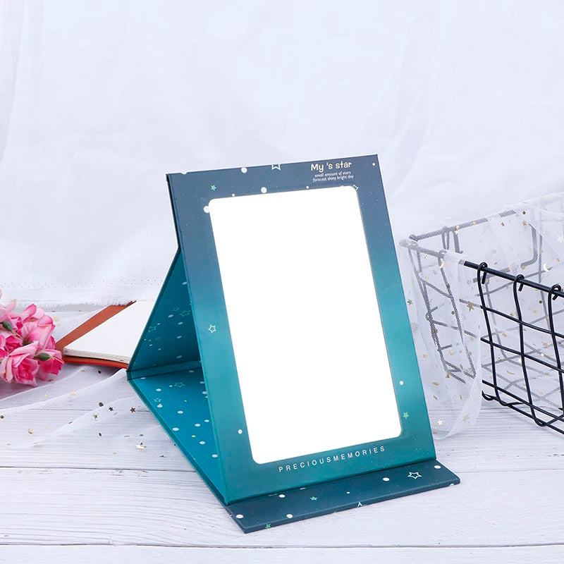L382 Folding Mirror Makeup Mirror Desktop Portable Mirror 21*15cm