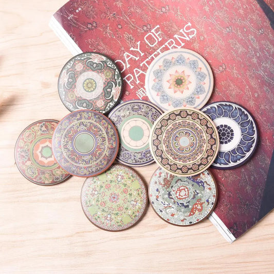 CX313 Style Round Makeup Mirror Cosmetic Mini Vintage Hand Mirror Small Pocket Mirrors Retro Makeup Mirror Beauty Vanity Mirror