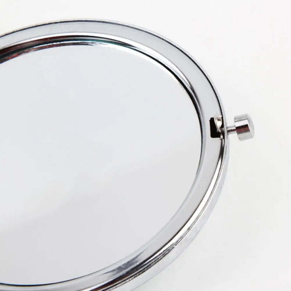 CX80  New 2020 Women Mini Beauty Pocket Mirror Portable Double Sides Cosmetic Makeup Mirrors Normal Magnifying