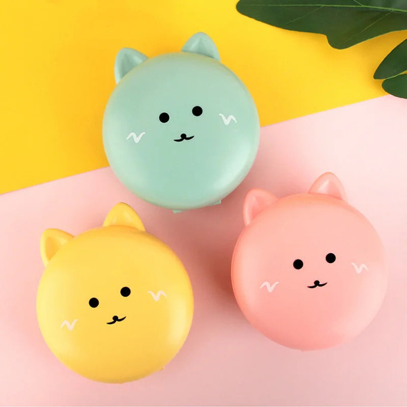 CX151 Cute Cat Portable Mini Pocket Fan Rechargeable LED Fill Light with Makeup Mirror Is Portable for- You To Put Into The Back
