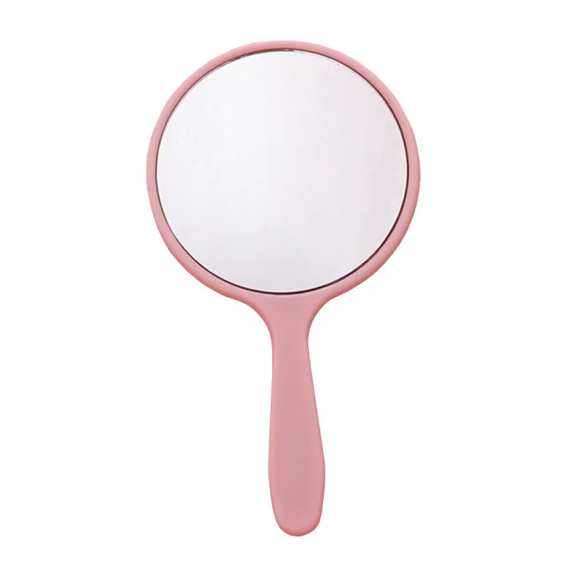 CX484 Handheld Makeup Mirror Round Makeup Vanity Mirror with Handle Hand  Compact Mirror Cosmetic Mirror for Women