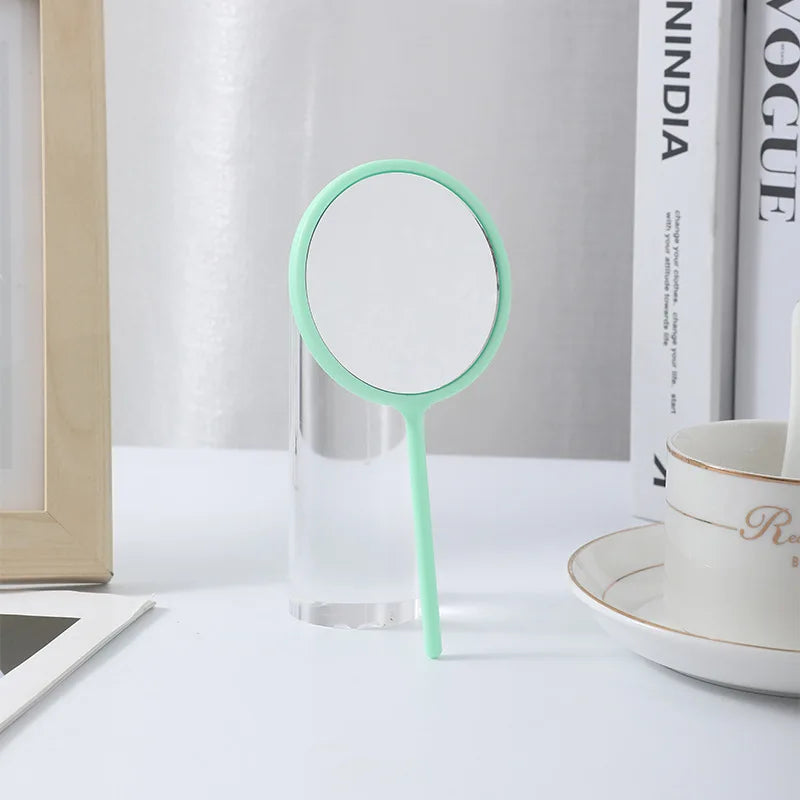 TSHOU1101 Travel Makeup Mirror Classic Lollipop Shape Mirror Desktop Beauty Mirror Elegant For Home Portable Use Travel