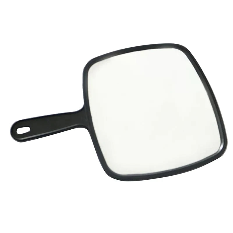 CASHOU69 Mirror Professional Handheld Salon Barbers Hairdressers Mirror With Handle Practical Hand Mirror For Home