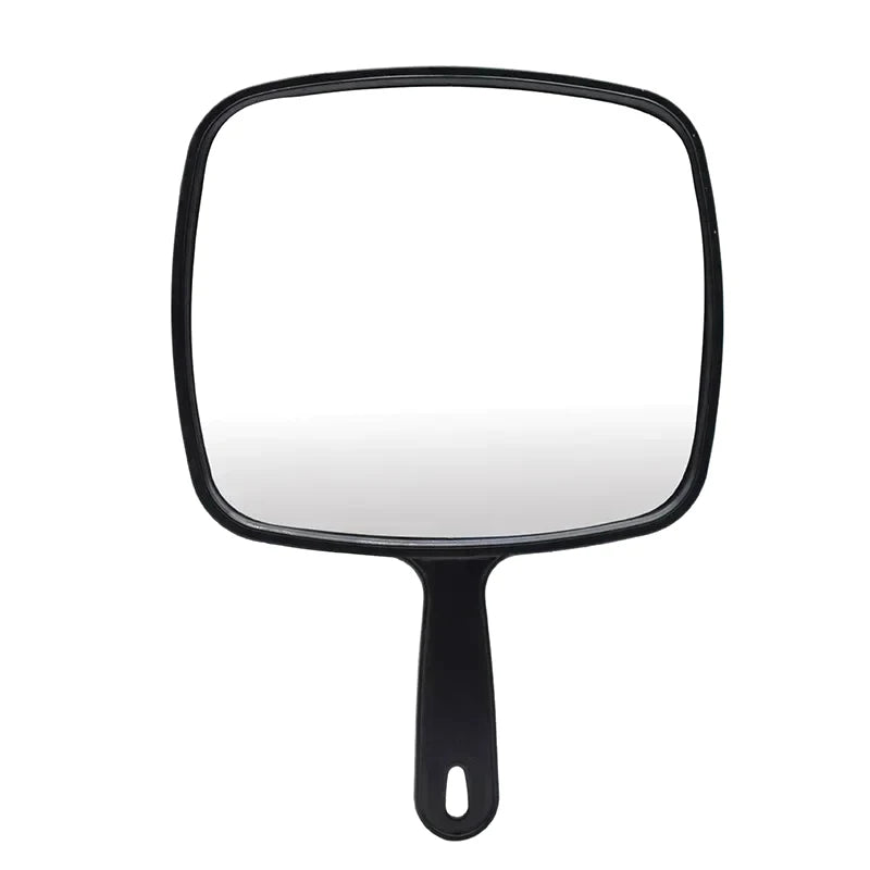 CASHOU69 Mirror Professional Handheld Salon Barbers Hairdressers Mirror With Handle Practical Hand Mirror For Home