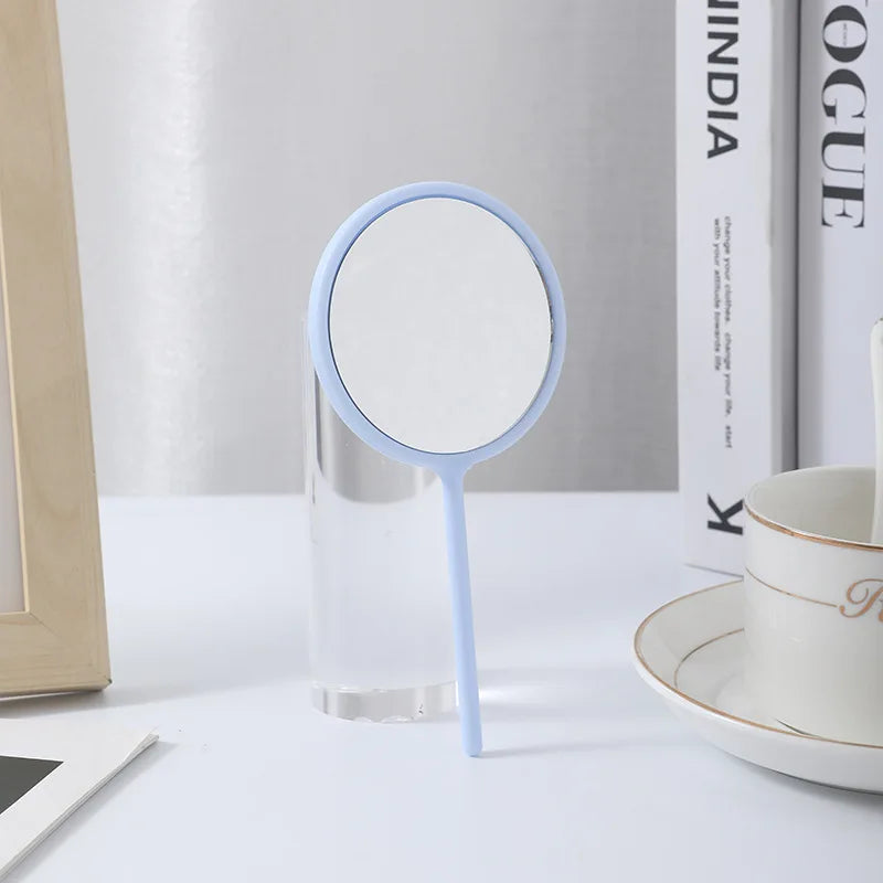 TSHOU1101 Travel Makeup Mirror Classic Lollipop Shape Mirror Desktop Beauty Mirror Elegant For Home Portable Use Travel
