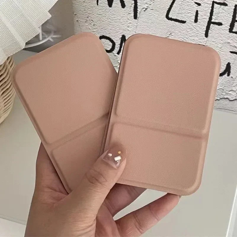 CX515  Hand-Held Desktop Stand Mirror High Definition Folding Makeup Mirror Light Weight Easy To Carry Vanity Mirror Cosmetic Tools