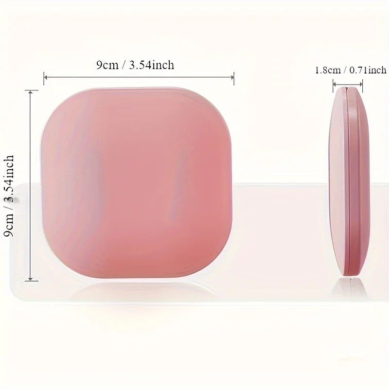TSHOU1090 Single-Light Flat Makeup Mirror, Foldableable and Portable Led Makeup Mirror for Travel, Home, Office, Suitable for Makeup, Skin Care, Eyebrow Trimming