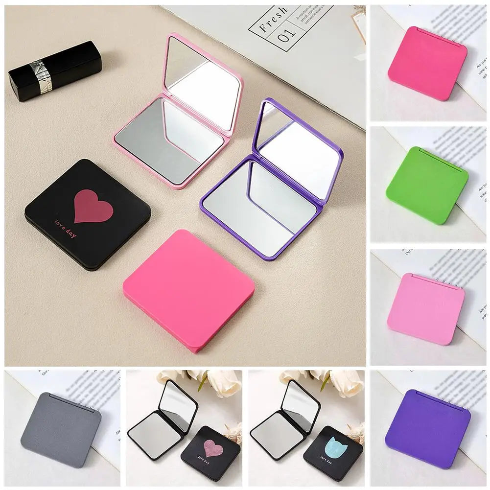 CASHOU195 Mirror Makeup Mirror Hand Portable Small Mirror DIY Dressing Mirror Creative Gift For Makeup Z7V9