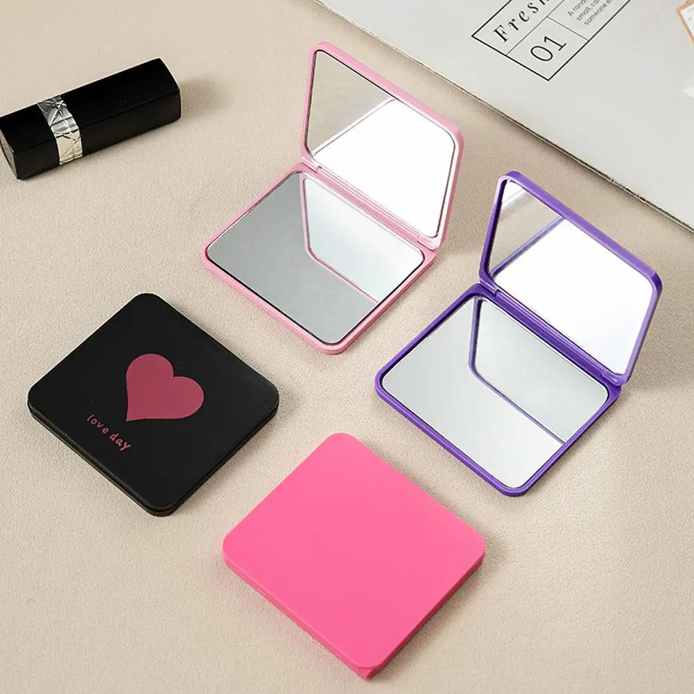 CX497 Mirror Makeup Mirror Hand Portable Small Mirror DIY Dressing Mirror Creative Gift For Makeup Z7V9