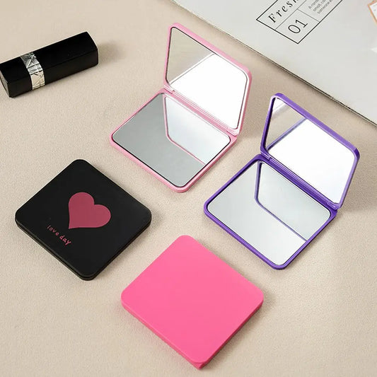 CX497 Mirror Makeup Mirror Hand Portable Small Mirror DIY Dressing Mirror Creative Gift For Makeup Z7V9