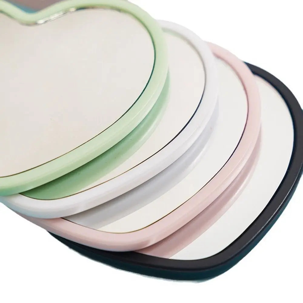 TSHOU1100 Portable Single-sided Heart-shaped Mirror High-definition Handheld Handheld Mirror Little Beauty Make-up Mirror Woman