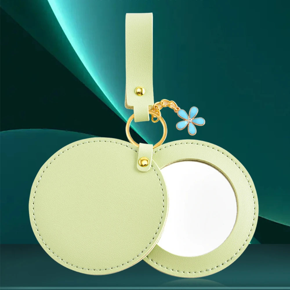 CX502 Portable Pocket Mirror Round Mini Travel Mirror Rotate Pocket Mirror Stainless Steel For Bag Home Shopping