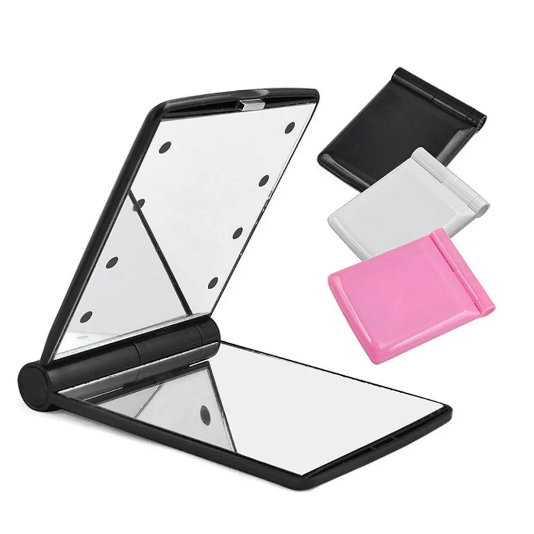 FEN155  Makeup Mirror with 8/16 LEDs Cosmetic Touch Screen Switch Vanity Backlit Makeup Mirror Table with Led Tabletop Bathroom