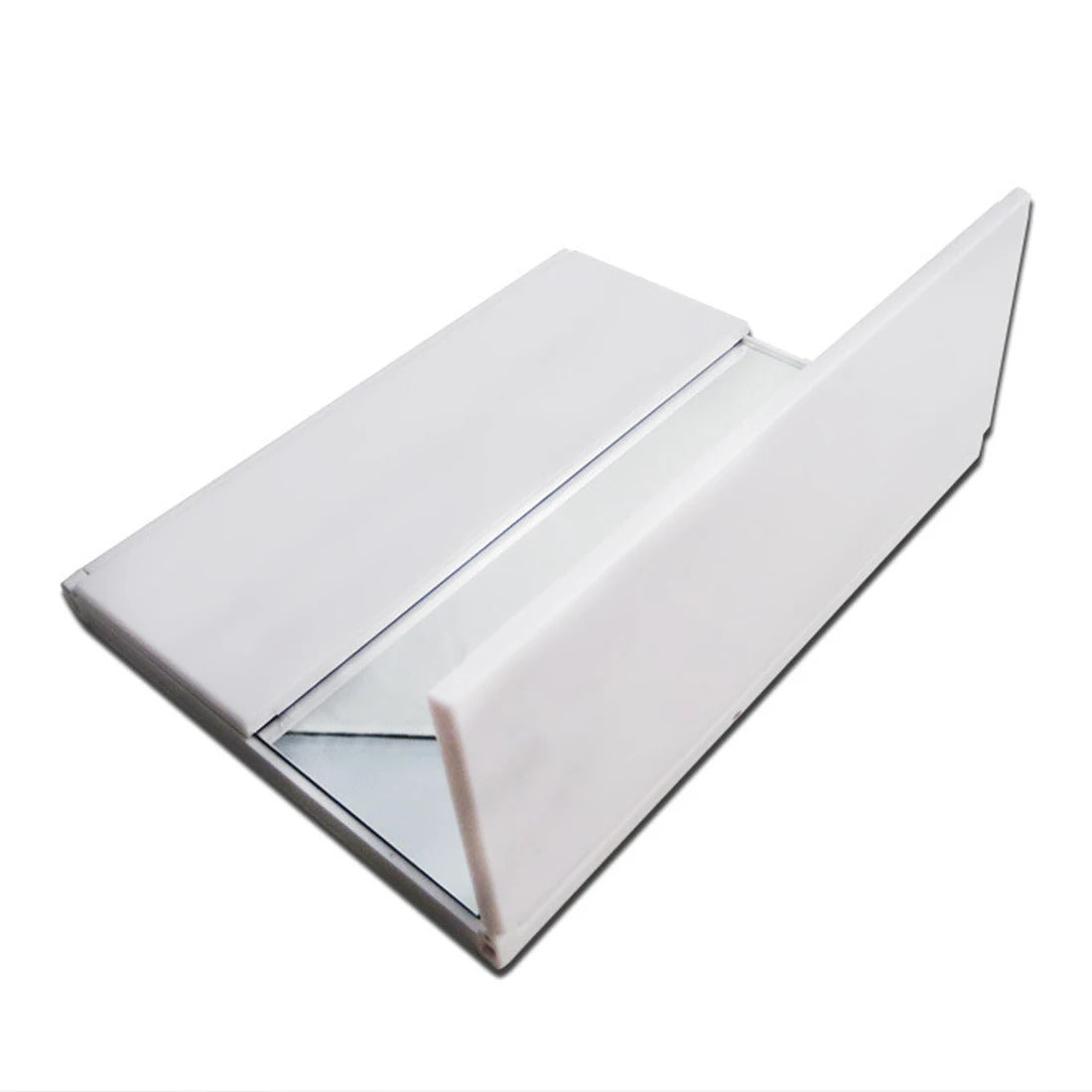 CX566 Top sale Tri-Fold Illuminated LED Lighted Vanity Mirror Makeup Wide View Portable Travel Pocket Compact Led Mirror