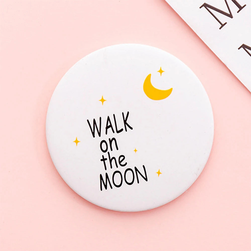 CX310 Makeup Mirror Portable Hand Mini Make Up Mirror Travel Round Pocket Cosmetic Mirror Portable Beauty Makeup Tools