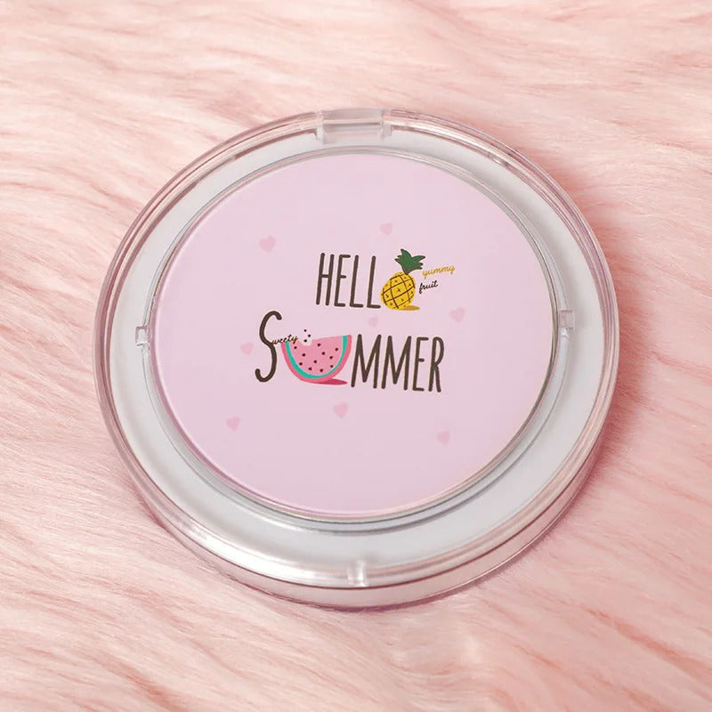 L281 LED Mini Makeup Mirror Hand Held Fold Small Portable Micro USB Connect Cable Chargeableable Cosmetic Mirror Makeup Tool