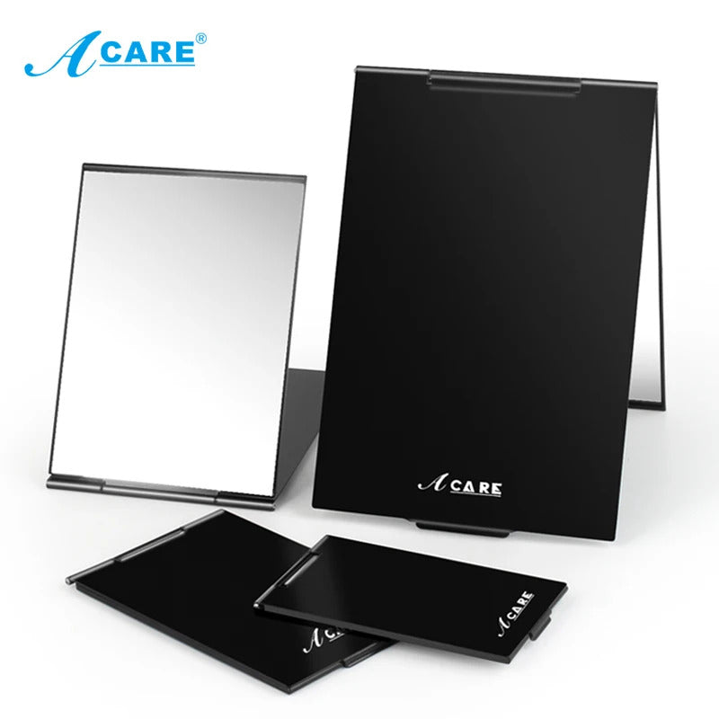 Cx11 ACARE Makeup Mirror Portable Round Folded Compact Pocket Hand  Personalized  Ultra-Thined Gift For Girl