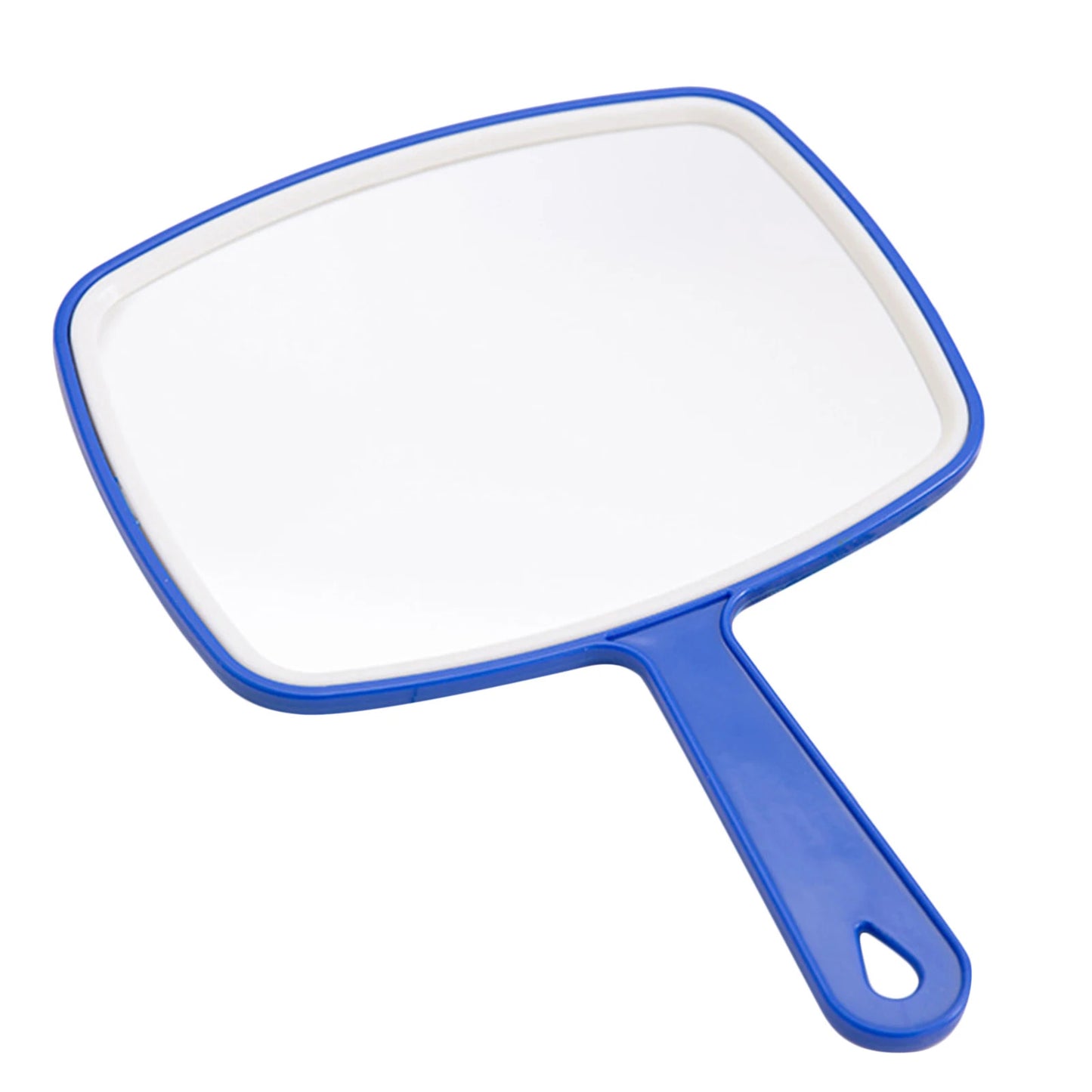 CX98 Square Hand Mirror Handheld Paddle Mirror Tool w/ Handle Large Viewing Haircut Mirror Big Mirror Dresser Mirror Cosmetic