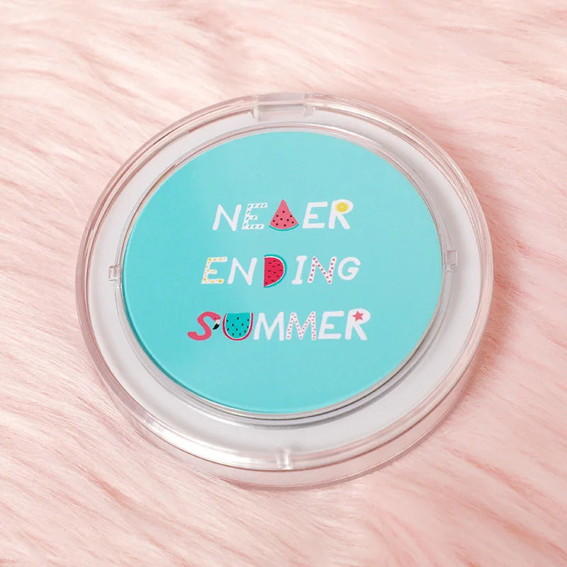 L281 LED Mini Makeup Mirror Hand Held Fold Small Portable Micro USB Connect Cable Chargeableable Cosmetic Mirror Makeup Tool