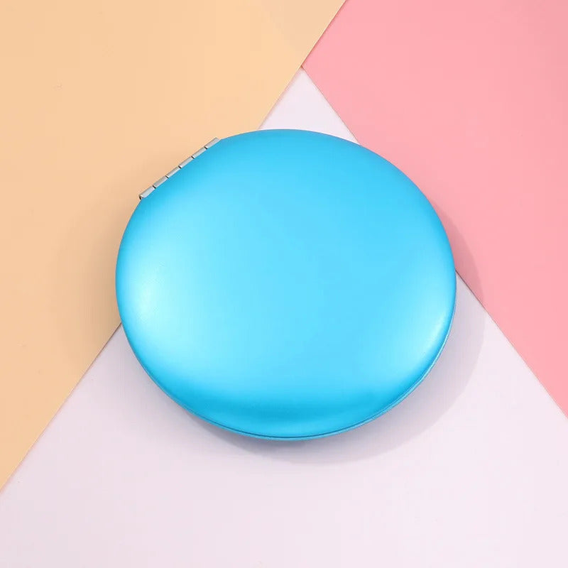 L503 New Women Small Makeup Mirror Cosmetic Magnifying Make Up Mirror for Purse Travel Bag Mirror