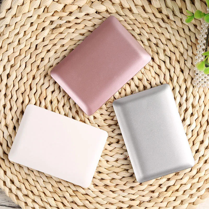 TSHOU1204 Portable Mini Makeup Mirror Pocket Laptop Glass Women Girls Creative Home Decorative Folding Mirrors Tool Computer Mirror