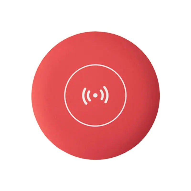 CX423  Wireless USB Charge LED Light Mini Circular Makeup Mirror Travel Cosmetic Mirror U2JD