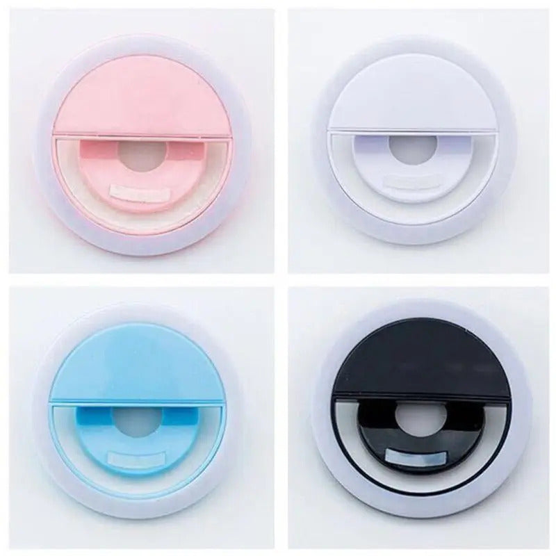 CX378 Clip on Selfie Ring Light Portable Rechargeable Selfie Fill Light for Live Stream and Makeup Jy20 21 Dropshipping