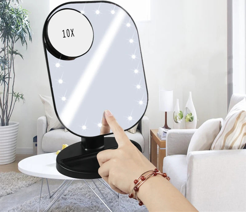 TSHOU1130 Hot Selling Makeup Mirror 5/10X Magnifying Round Mirror with Two Suction Cups Cosmetics Tools Round Mirror Magnificatio