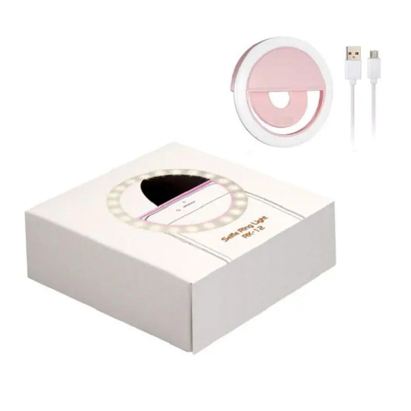 TSHOU539 Clip on Selfie Ring Light Portable Rechargeable Selfie Fill Light for Live Stream and Makeup Jy20 21 Dropshipping