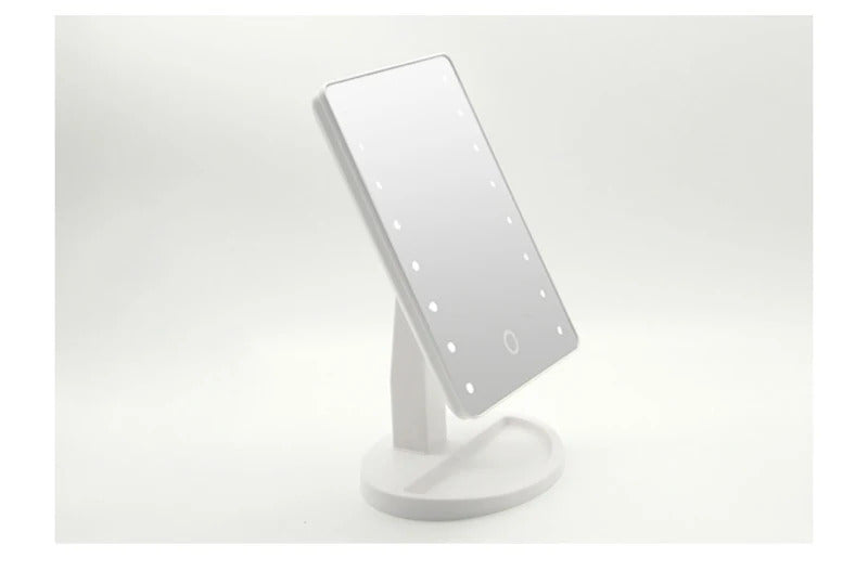 CASHOU12 Professional LED Touch Screen Makeup Mirror Luxury Mirror With 16 LED Lights 360 Degree Adjustable Table Make Up Mirror
