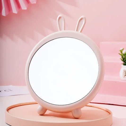 CX87 Makeup Mirror Hanging Dressing Decorative Mirrors Home Decor Bathroom Supplies Table Mirror Folding Cute Round Mirror