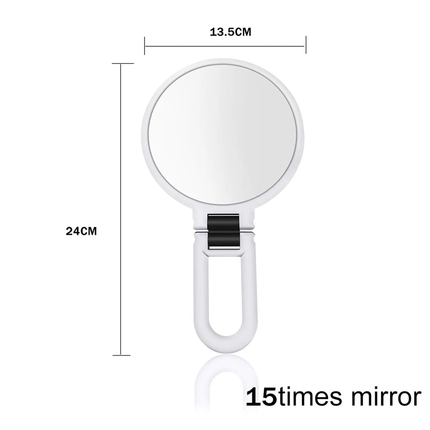 TSHOU462  Magnifying Makeup Mirror Hand Mirror Portable Folding Makeup Makeup Mirror Double-Sided Handheld Mirror Makeup Tool