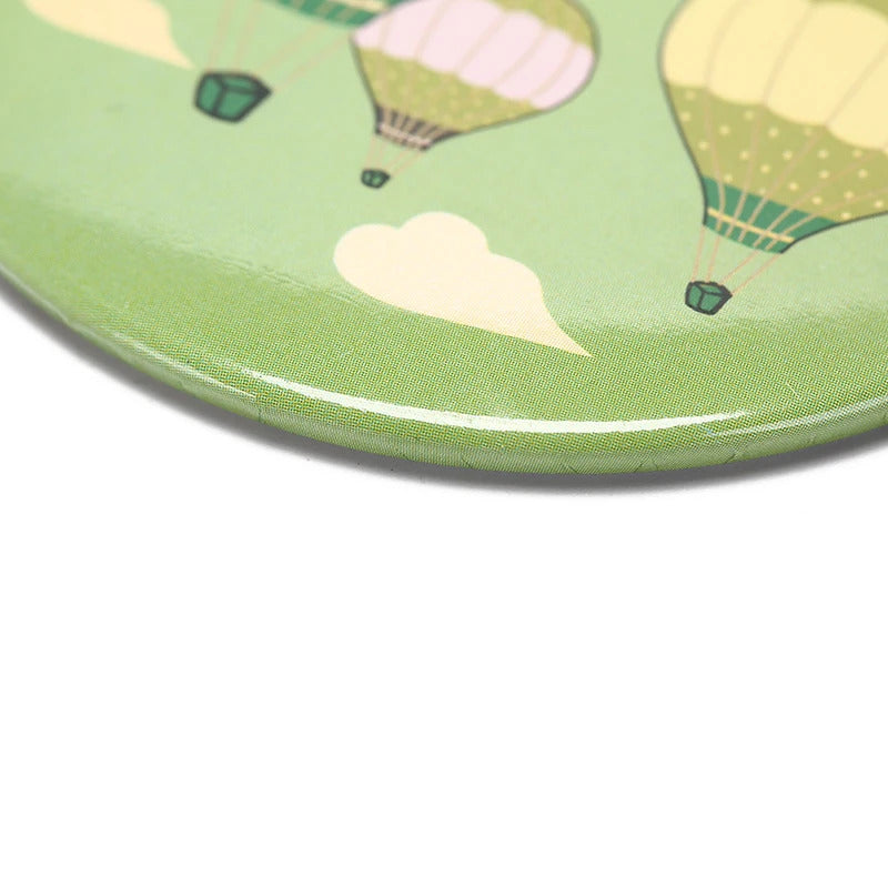 CX298  Fashion cute mini cartoon small round mirror portable makeup glass mirror creative round portable princess makeup mirror