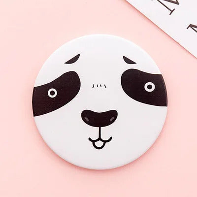 CX263 Makeup Mirror Portable Hand Mini Make Up Mirror Travel Round Pocket Cosmetic Mirror Portable Beauty Makeup Accessories