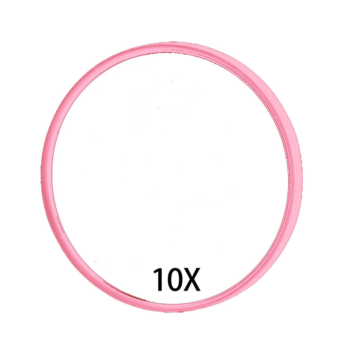 CASHOU103 Small  Makeup Mirror Touch Screen 10 Times Suction Cup Magnifying Glass Small Round Mirror Portable Mini Makeup Mirror