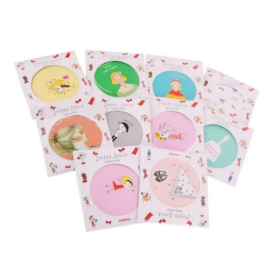 TSHOU841 Cartoon Anti-fall Portable Small Mirror Cute Girls Makeup Mirror Pocket Mirror For Beauty Tools Mini Mirror Cosmetics