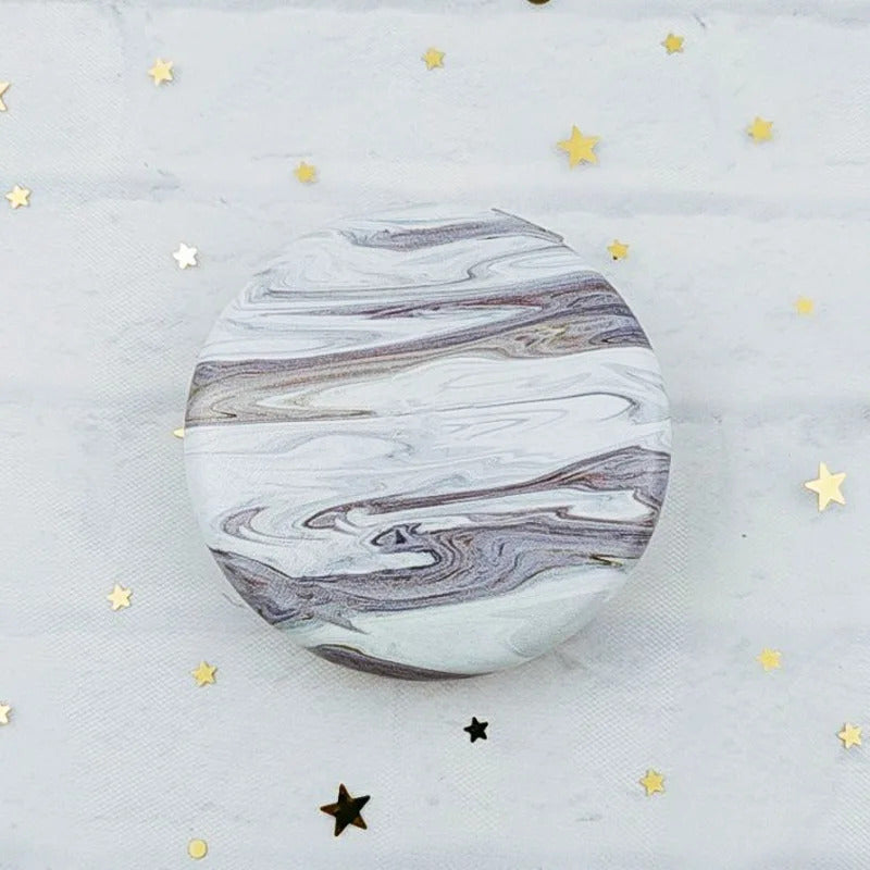 L245 Marble Pattern Portable Double Sided Mirror Foldable Pocket Makeup Mirror Women Girls Beauty Cosmetic Compact Mirrors