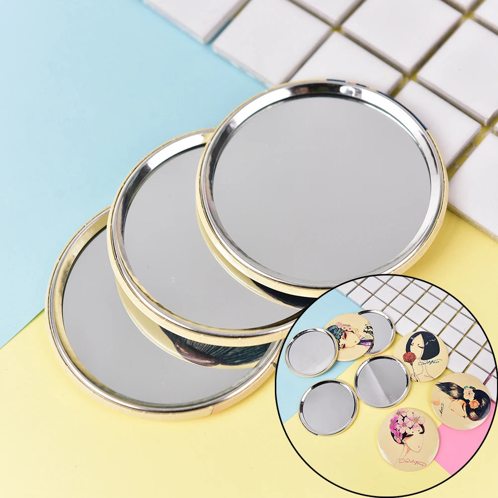 CSHOU350 Cosmetic Compact Mirrors Espelho De Maquiagem Espejos De Bolsillo Random Color Cute Girl Mini Pocket Makeup Mirror