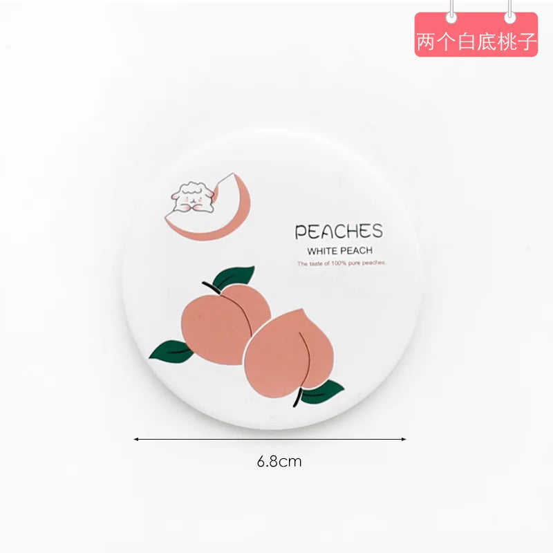 L439  Anti-fall Cartoon Portable Small Mirror Cute Girls Makeup Mirror Pocket Mirror for Beauty Tools