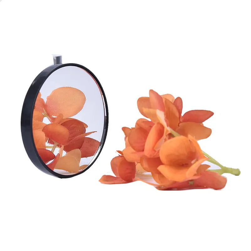TSHOU1223  Magnifying Cosmetic Round Mirror With Two Suction Cup 88x88x9mm Portable Makeup Mirror