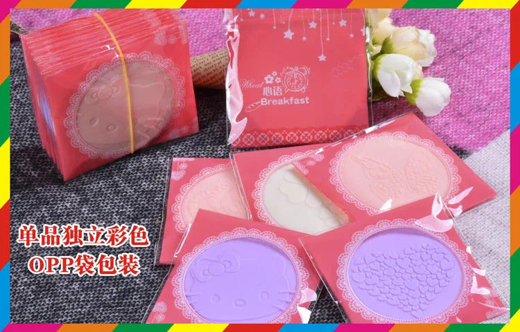 TSHOU762 Cute 1pcs Mini Pocket Makeup Mirror Cosmetic Compact Metal Mirrors Color Random Dia 7cm