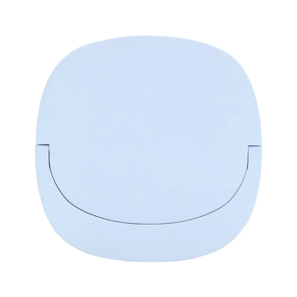 Cx52  Mini Makeup Mirror square Shape Girl Mini Portable Mirror Pocket Makeup Cosmetics Compact Mirrors Rechargeable LED Mirror