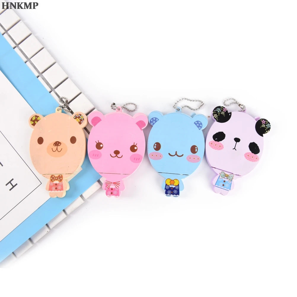 CX211 Makeup Mirror with Comb Mini Pocket Mirror + comb Cartoon Animal Big Face Small