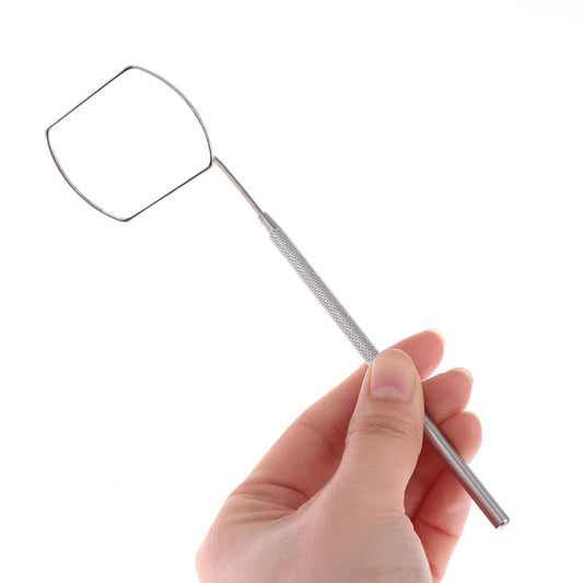 CASHOU211 Eyelash Extension Mirror Large Makeup Mirror Magnifying Beauty Long Handle Mirror for Checking False Eyelashes Tool Makeup