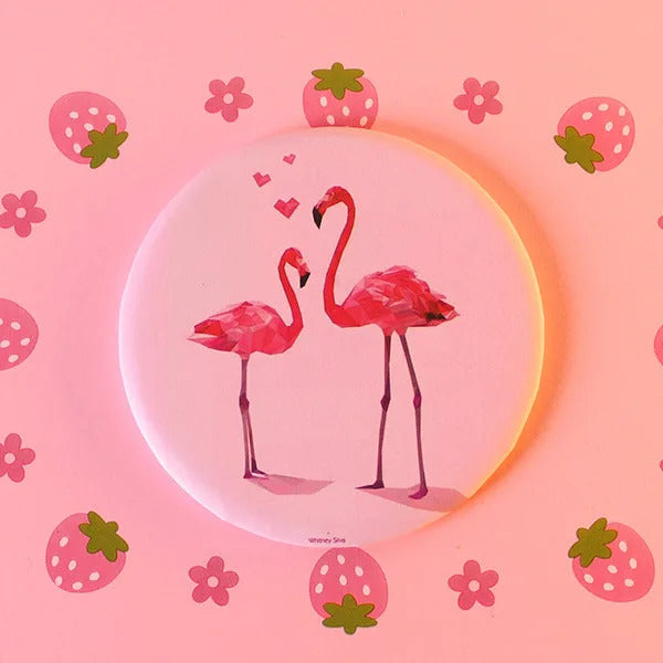 L649 Unicorn Make Up Mirror Element Mini Cosmetic Mirror Round Women Round Mini Pocket Mirrors