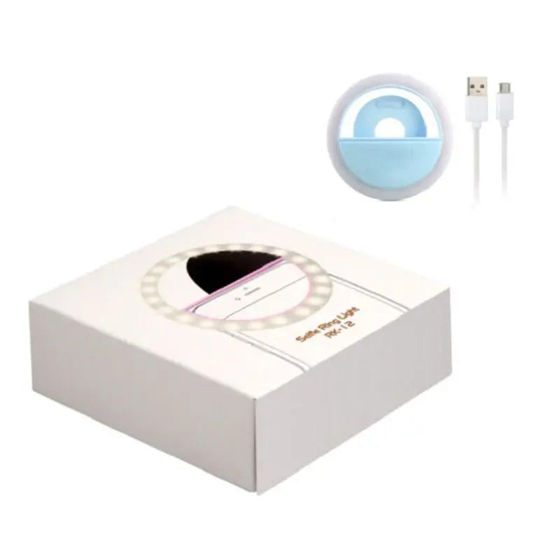 CX302 Clip on Selfie Ring Light Portable Rechargeable Selfie Fill Light for Live Stream and Makeup Jy20 21 Dropshipping