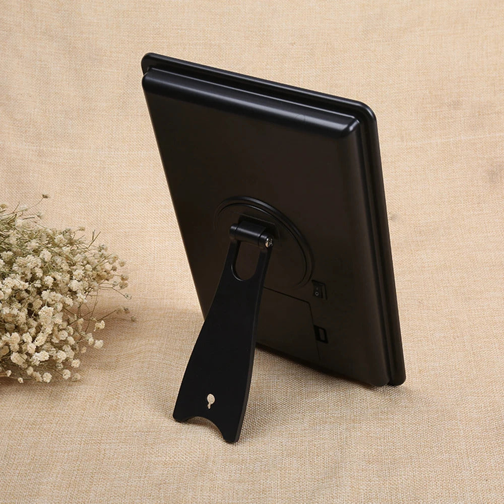 CASHOU115 Makeup Mirror With Leds Cosmetic Mirror With Touch Dimmer Switch Battery Operated Stand For Tabletop Bathroom T