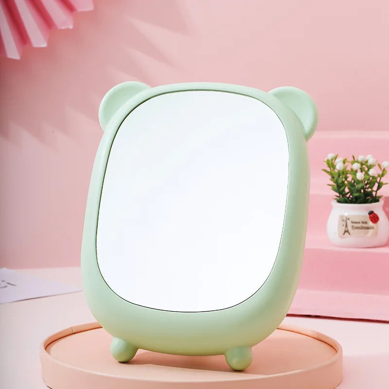 CX87 Makeup Mirror Hanging Dressing Decorative Mirrors Home Decor Bathroom Supplies Table Mirror Folding Cute Round Mirror